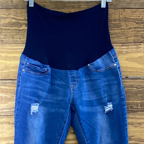 Blue Savvy Maternity Jeans - Picture 3 of 11